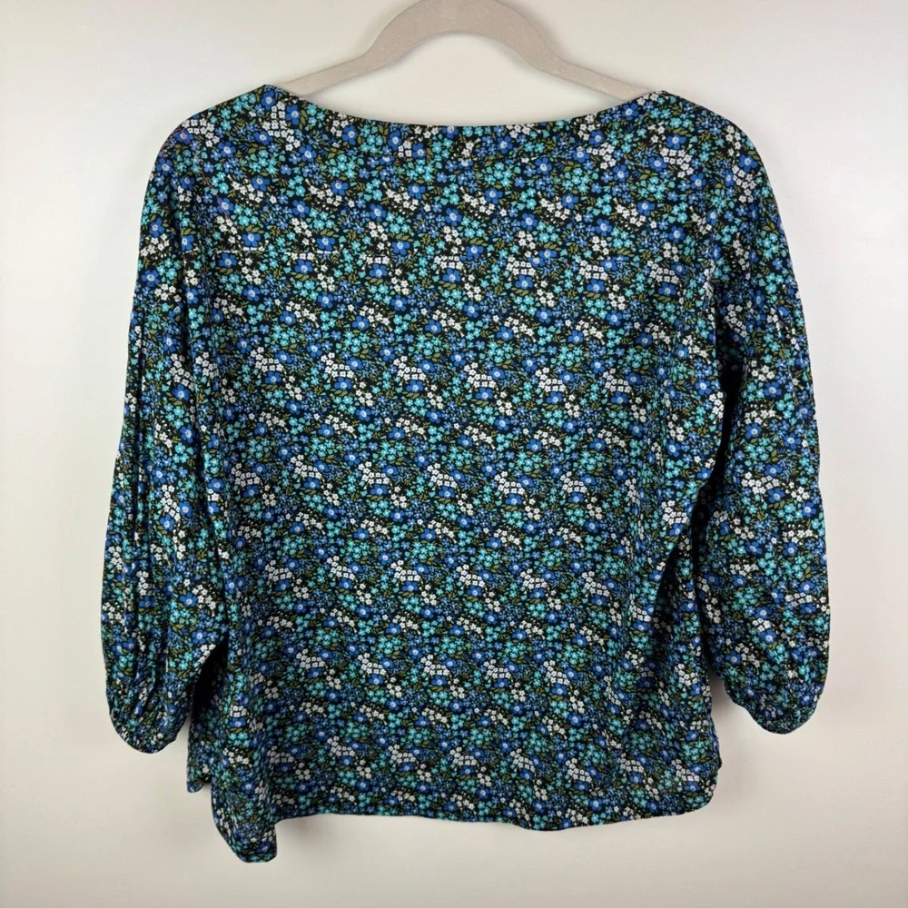 BURU Ditsy Floral Matching Skirt Set Sz 2X Blouse Skirt Cottagecore‎ Boho Resort